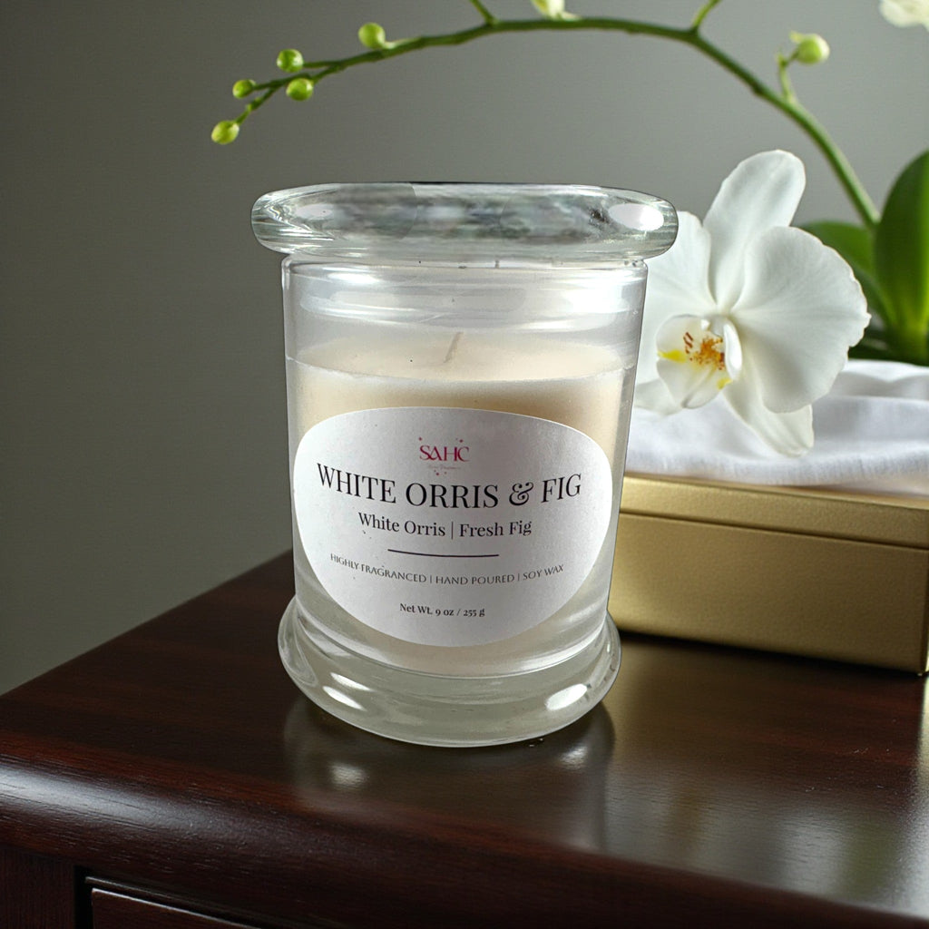 White Orris & Fig | Hand-Poured Candle