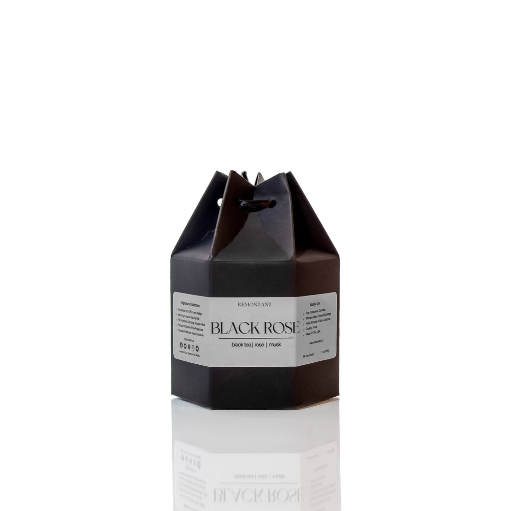 Black Rose Candle | Black Tea · Rose · Musk
