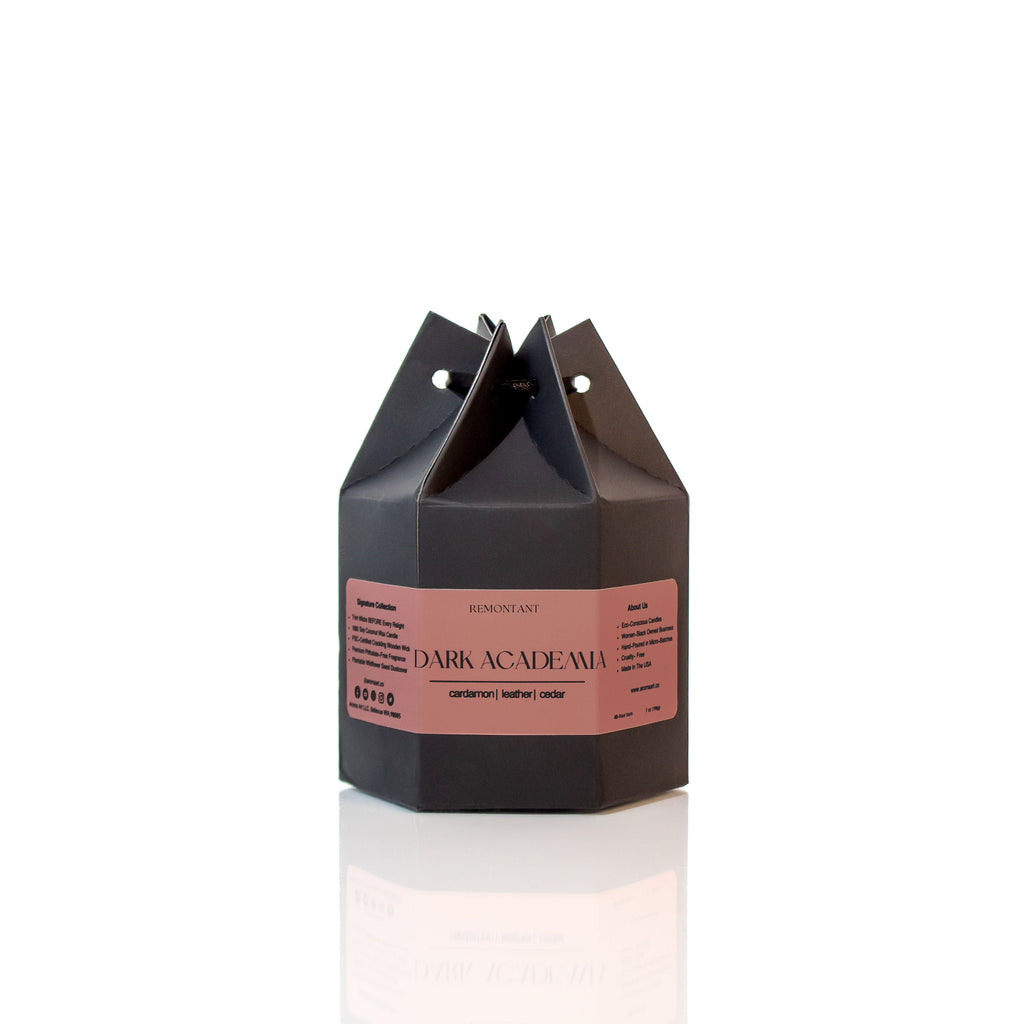 Dark Academia Candle | Cardamom · Leather · Cedar
