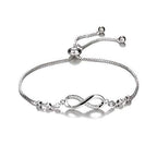 Infinity Bracelet – Gold & Silver | Cubic Zirconia Gift for Grandma