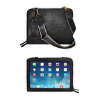 Tailored Tablet Case with Crossbody Strap & Pouch — A Gift She'll Use Every Day
