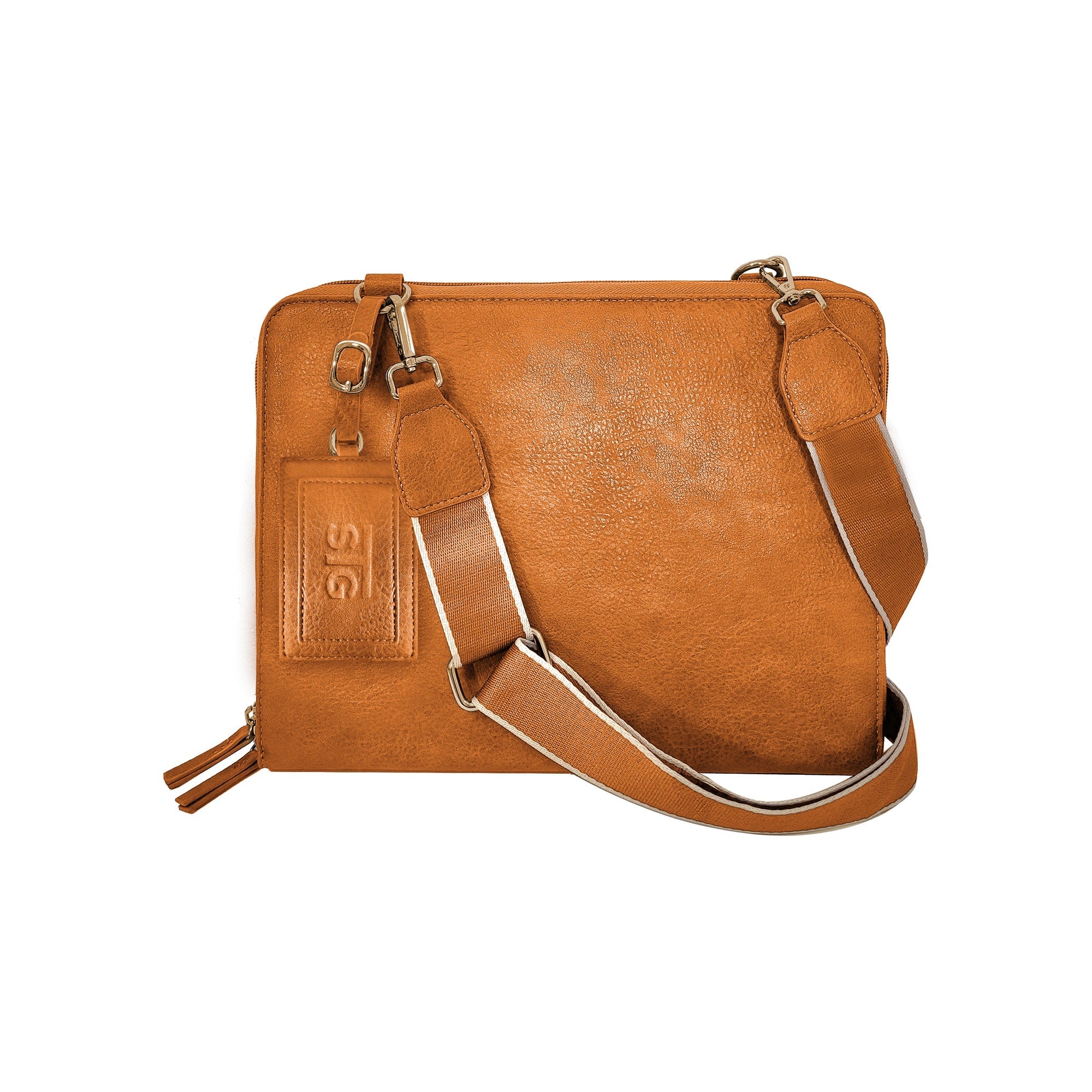 Tailored Tablet Case with Crossbody Strap & Pouch — A Gift She'll Use Every Day