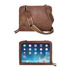 Tailored Tablet Case with Crossbody Strap & Pouch — A Gift She'll Use Every Day
