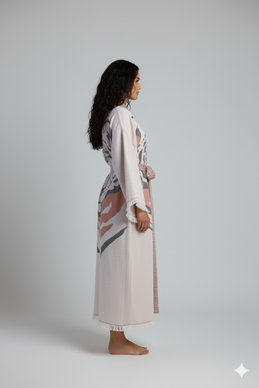 Tiger Jacquard Kimono – A Sophisticated & Stunning Gift for Grandma