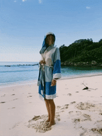 Turkish Cotton Hooded Bathrobe – A Cozy & Colorful Gift for Grandma