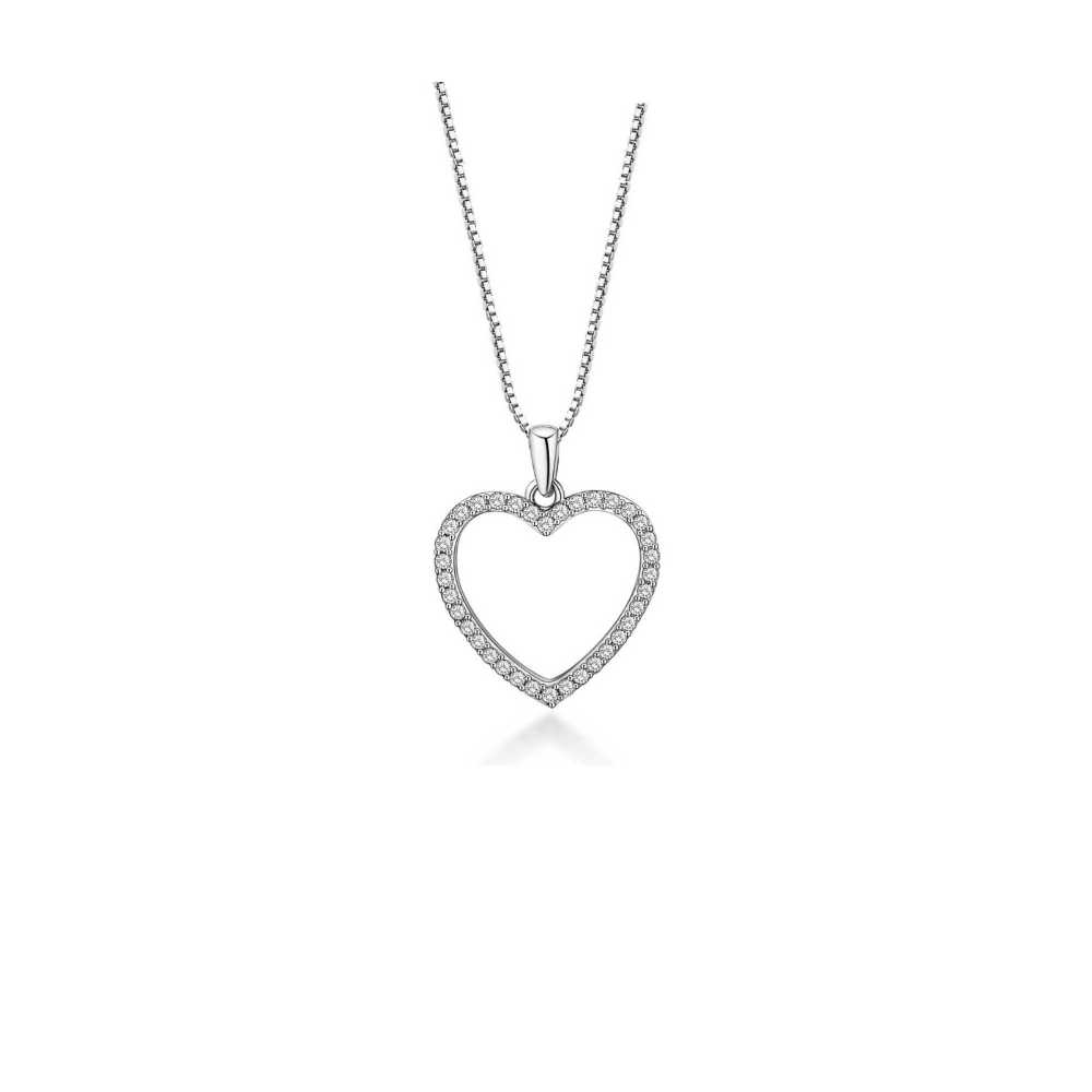 Crystal Heart Necklace – A Sparkling Gift for Grandma