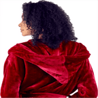 Women’s Plush Hooded Robe - Spa-Worthy Comfort at Home