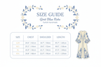 Girit Blue Robe Size Guide