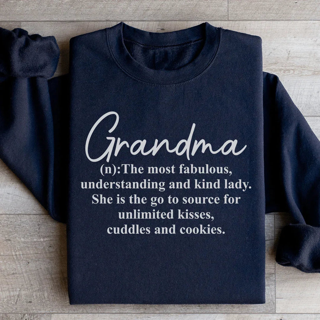 Grandma Sweatshirt – Famous, Understanding & Kind – Cozy Gift for Grandma