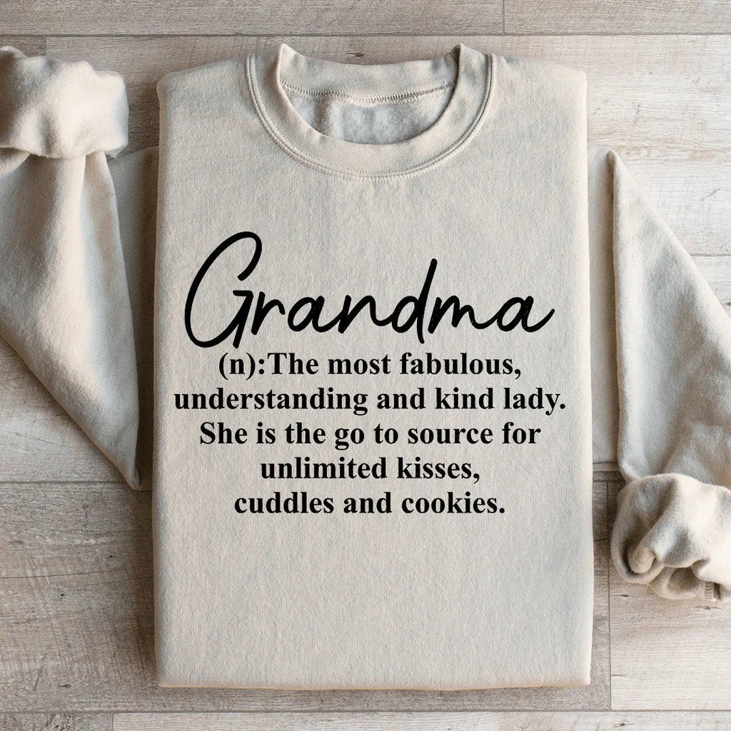 Grandma Sweatshirt – Famous, Understanding & Kind – Cozy Gift for Grandma