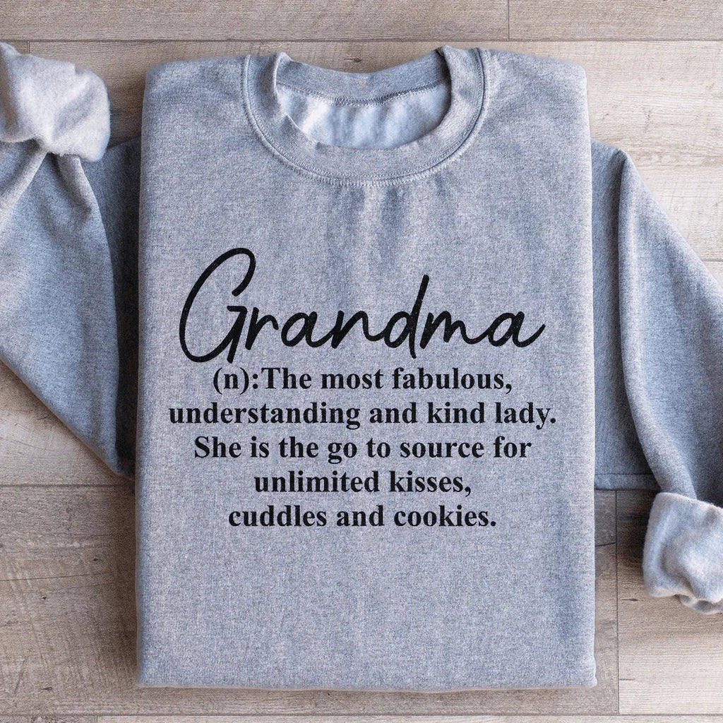Grandma Sweatshirt – Famous, Understanding & Kind – Cozy Gift for Grandma