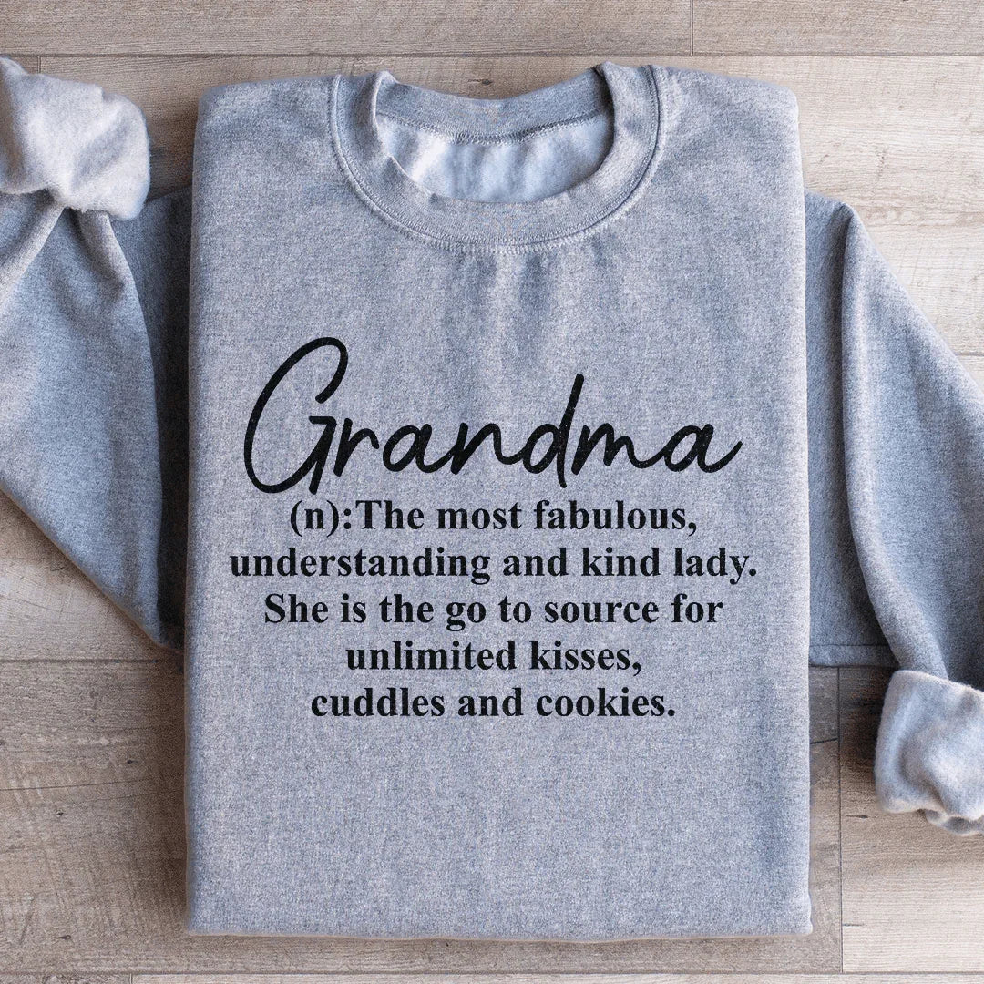 Grandma Sweatshirt – Famous, Understanding & Kind – Cozy Gift for Grandma