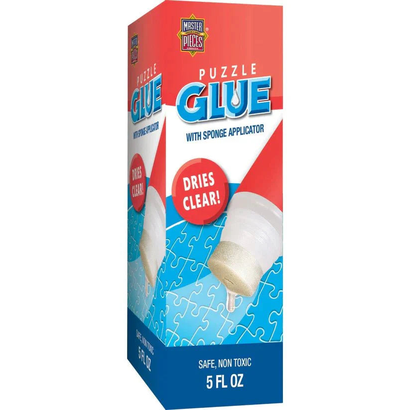 Jigsaw Puzzle Glue with Sponge Applicator 5 oz  | Masterpieces