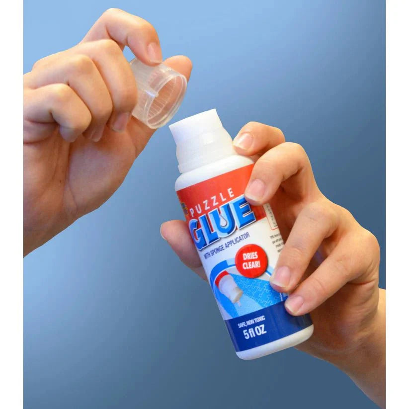 Jigsaw Puzzle Glue with Sponge Applicator 5 oz  | Masterpieces