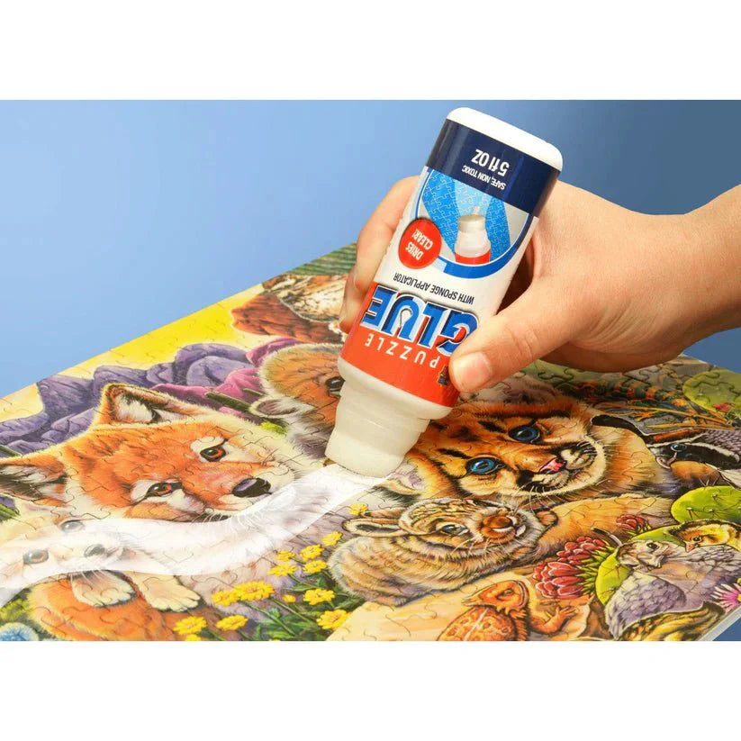 Jigsaw Puzzle Glue with Sponge Applicator 5 oz  | Masterpieces
