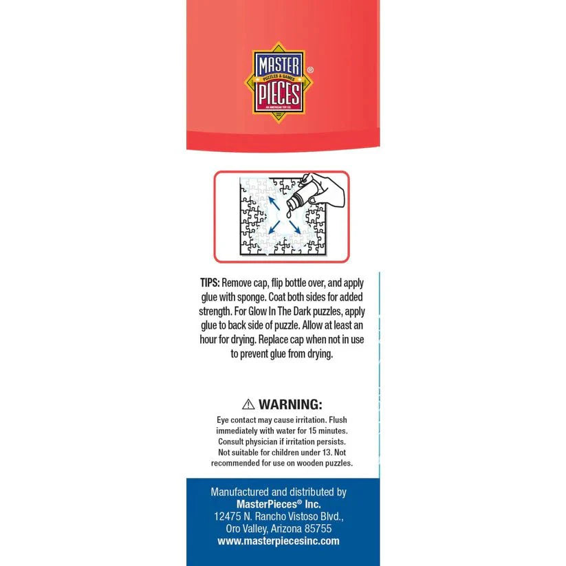 Jigsaw Puzzle Glue with Sponge Applicator 5 oz  | Masterpieces