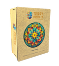 Mandala Shaped 300 Piece Wooden Jigsaw Puzzle | Trippy Puzzle Co