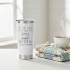 Quilting Tumbler - Flat Lay