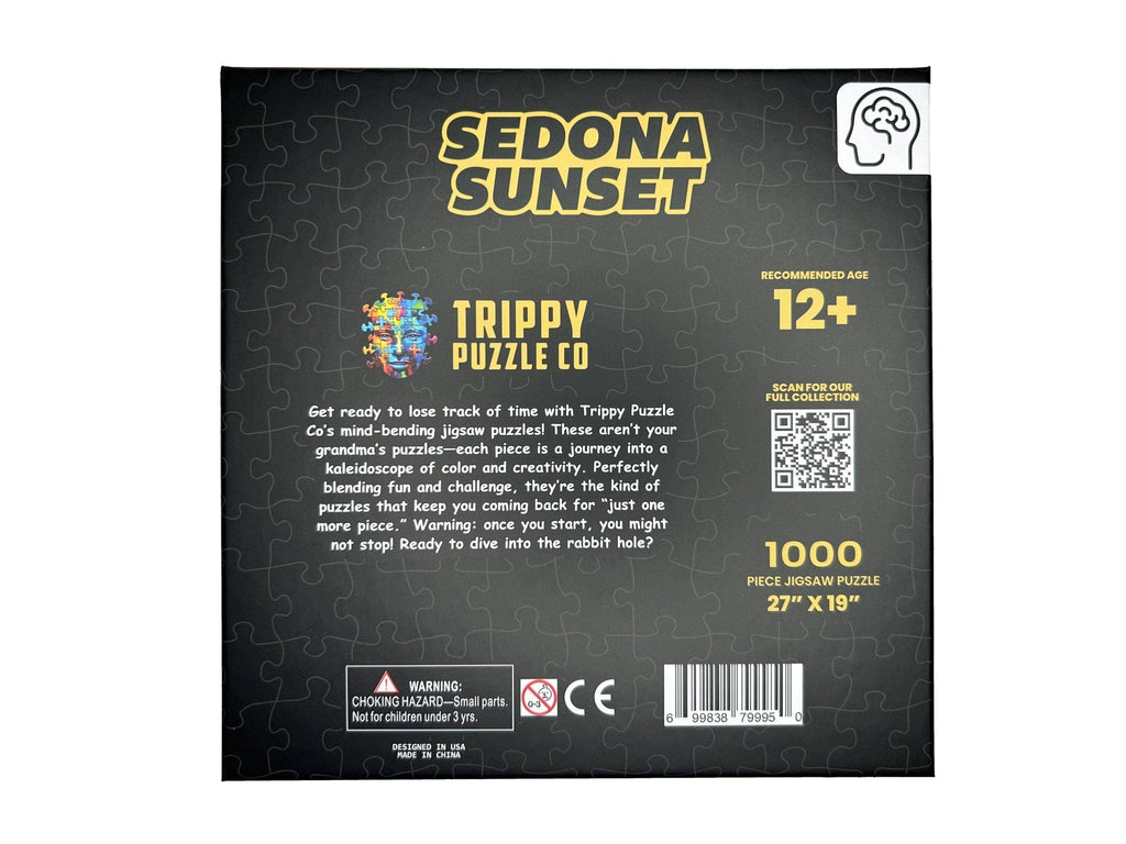 Sedona Sunset 1000 Piece Jigsaw Puzzle | Trippy Puzzle Co