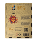 Sun Shaped 300 Piece Wooden Jigsaw Puzzle | Trippy Puzzle Co